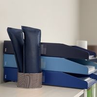 出雲カーボン 炭八 ミニ ネイビー(2本/袋) OT-OTHSUMI8-0003 1袋(2本)