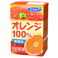 エルビー 125ml オレンジ 100％ 1箱（30本入）