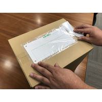 デリバリーパック 完全密封タイプ 部分糊 透明 長4（A4 3つ折）用 PA-045T パピルスカンパニー 1パック（100枚入）