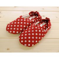 やわらか炭パイプ入りスリッパ aciu バブーシュ あられ 154116311（直送品）