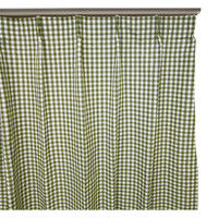 コルネ 既製カーテン ギンガム 幅1000×長さ1780mm グリーン G1020 1枚（直送品）