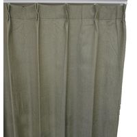 コルネ 既製カーテン ドゥニーム 幅1000×長さ2000mm ダークグリーン G1044 1枚（直送品）