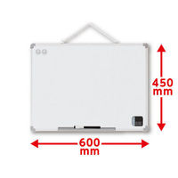 アスカ ホワイトボードスタンド付き 白 Lサイズ VWB078 1枚（わけあり品）