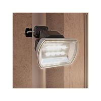 ムサシ フリーアーム式LEDセンサーライト 防雨型 ソーラー式タイプ 天井取付可 8Wワイド 800lm 白熱球120W相当 CSC-80（直送品）