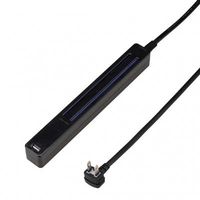 差込みフリータップ ロング1USB 2.1A 1.5m ブラック H6LS110151UBK ヤザワコーポレーション（直送品）