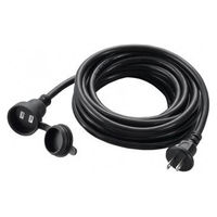 ヤザワコーポレーション 防雨型延長コード1個口5mブラック H7RP105BK 1個