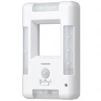 ナイトライト 人感明暗ウォール型（4方向タイプ） NASMN12WH ヤザワコーポレーション（直送品）