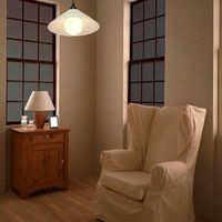 ペンダントライト アイボリー E26 電球なし（1灯） PDX10017IV ヤザワコーポレーション（直送品）