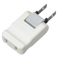 ヤザワコーポレーション スイングプラグアダプター 白 Y02100WH 1個