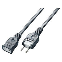 ヤザワコーポレーション 耐トラ付延長コード 1m 1個口 黒 Y02101BK 1個