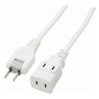 ヤザワコーポレーション Y02201WH/耐トラ付タップ 2個口 1m 白 Y02201WH 1個