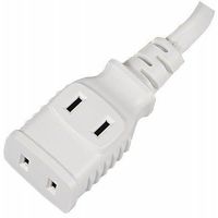 耐トラ付タップ 2個口 5m 白 Y02205WH ヤザワコーポレーション（直送品）