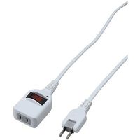 ヤザワコーポレーション ノイズフィルター集中スイッチ付タップ 1個口 1m 白 Y02BKNS111WH 1個