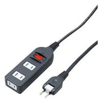 延長コード  電源タップ AC×3個口  スイッチ付 雷ガード付 3m ブラック Y02BKNS313BK YAZAWA 1個