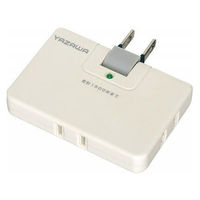 延長コード  電源タップ AC×3個口   雷ガード付  ホワイト Y02CHK300WH YAZAWA 1個