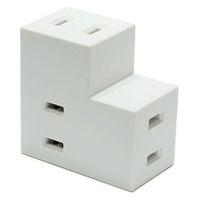 延長コード  電源タップ AC×3個口     ホワイト Y02FSU300WH YAZAWA 1個