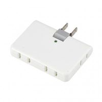 延長コード  電源タップ AC×4個口   雷ガード付  ホワイト Y02HCK400WH YAZAWA 1個