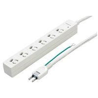 ヤザワコーポレーション 3P抜け止めマグネットタップ 6個口 2m Y02JKNP602WH 1個