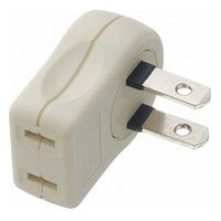 ヤザワコーポレーション L型プラグアダプター(横) 白 Y02SA01W 1個