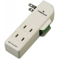 ヤザワコーポレーション 雷サージ・ブレーカー内蔵集中スイッチ付サイドタップ Y02SBK310WH 1個