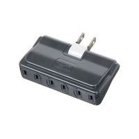 ヤザワコーポレーション 耐トラ付アンダータップ 3個口 黒 Y02U300BK 1個