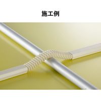 オーム電機 配線モール ジョイント ジャバラ 1号 ミルキー DZ-MJJ1/M（直送品）