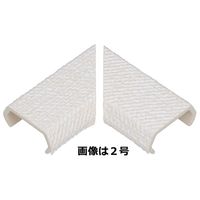 オーム電機 配線モール 曲がり 1号 クロス 織物 DZ-MM1/CT 1個