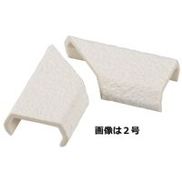 オーム電機 配線モール 曲がり 2号 クロス 石目 DZ-MM2/ST 1個