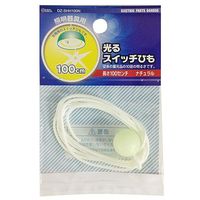 オーム電機 光るスイッチひも ナチュラル1本入り DZ-SHH100N 1個