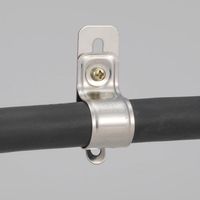 オーム電機 ステンレス片サドル 1822 6個入 DZ-SK1822 1個