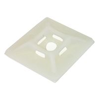 オーム電機 結束バンド用 ロックタイベース 28W 白 8個入り OHM DZ-TB4AZ/W 1個