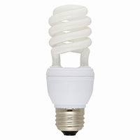 オーム電機 エコなボール 電球形蛍光灯 E26 スパイラル形 60W相当 昼光 EFD15ED/12NX2P 1個