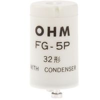 オーム電機 点灯管 グロー球 32W用 FG-5P 1P 1個
