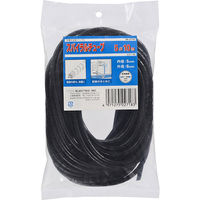 オーム電機 スパイラルチューブ 内径5mm 長さ10m 黒 GST-4B 1個