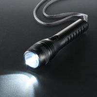 オーム電機 LED懐中電灯 58lm 単3×2本 スケルトン OHM LHP-06A5-K（直送品）