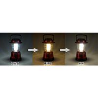 オーム電機 LEDランタン IPX4 116lm 単3×4本 調色機能 LN-M15A6-R 1個