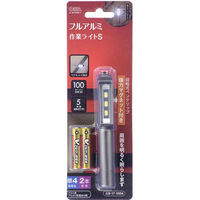 オーム電機 アルミ作業ライト LEDハンディライト SL-W100B6-S 1個