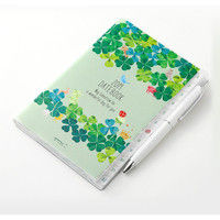 ポケットダイアリー<B6> クローバー柄 27694006 デザインフィル（直送品）