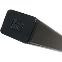 オーム電機 LEDデスクライト 調光 細身 角型シェード ブラック 黒 DS-LD42B-K（直送品）