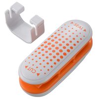 オーム電機 カッター付きハンディシーラー KAJ-Z800-D 1個