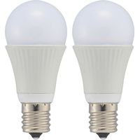 オーム電機 LED電球 ミニクリプトン形 E17 40W形相当 電球色 防雨 広配光 450lm 2個入 LDA4L-G-E17IH122P（直送品）