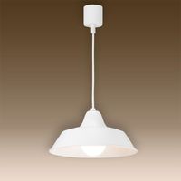 オーム電機 ペンダントライト 60W ホワイト 電球別売 LT-Y10AW-W 1個