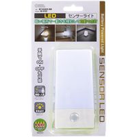 オーム電機 LED人感センサーライト NIT-BLA6JS-WN 1個