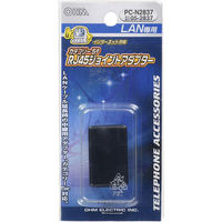 オーム電機 RJ45ジョイントアダプター PC-N2837 1個