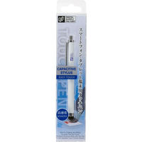 オーム電機 スマートフォン・端末タブレット用タッチペン シンプル ホワイト SMP-TPLW-1W 1個