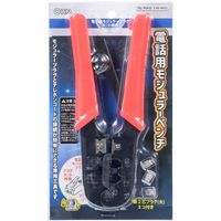 オーム電機 電話用モジュラーペンチセット TEL-P0422 1個