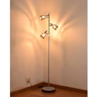 オーム電機 フロアスタンド ウッドリング 木枠E17【電球別売】 TF-YN30BW 1個