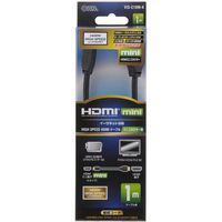 オーム電機 HDMI1.4ミニケーブル 1M VIS-C10M-K 1個