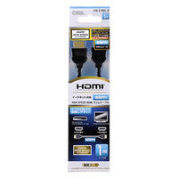 オーム電機 HDMI1.4スリムケーブル 1m VIS-C10SL-K（直送品）