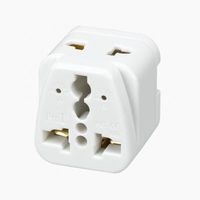 ヤザワコーポレーション 海外用電源プラグ マルチタイプ HPM5SWH 1個